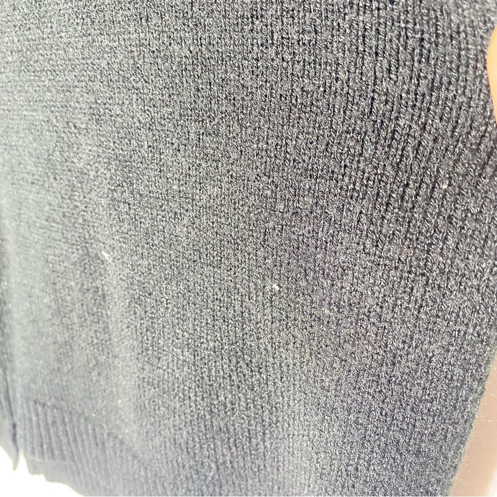 Vintage Carroll Reed Collections Floral Embroidered Black Cardigan Sweater L - Picture 8 of 16